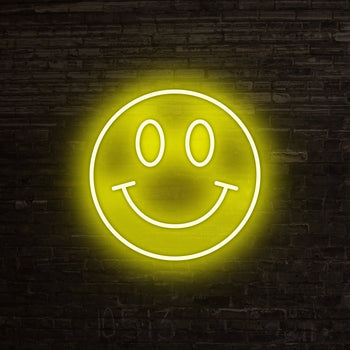 Smiley Neon Sign, Neon Sign - myNeon 