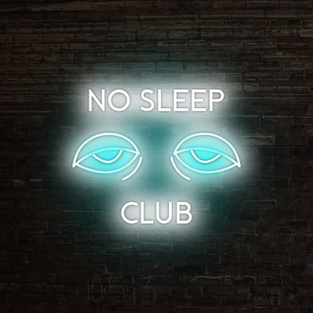 No Sleep Club Neon Sign, Neon Sign - myNeon 