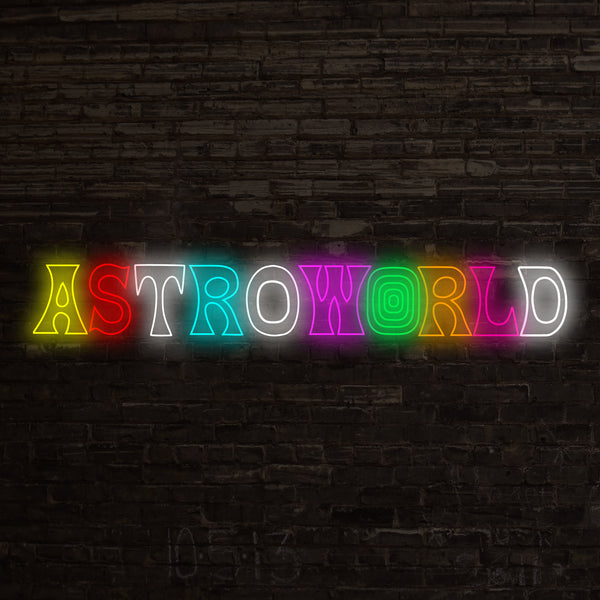 Astroworld Neon Sign, Neon Sign - myNeon 