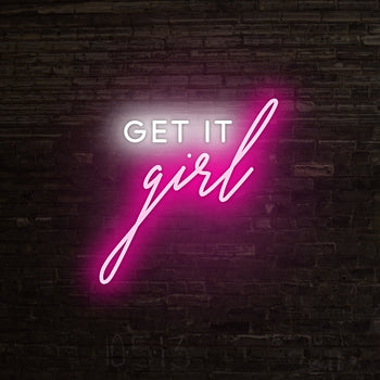 Get it Girl Neon Sign, Neon Sign - myNeon 