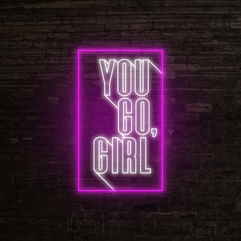 You Go Girl Neon Sign, Neon Sign - myNeon 