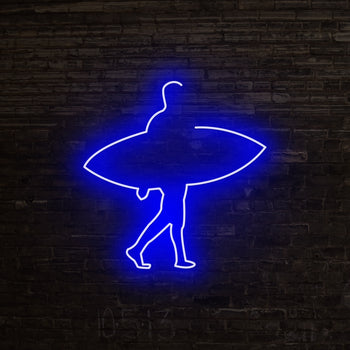 Surfer Neon Sign, Neon Sign - myNeon 