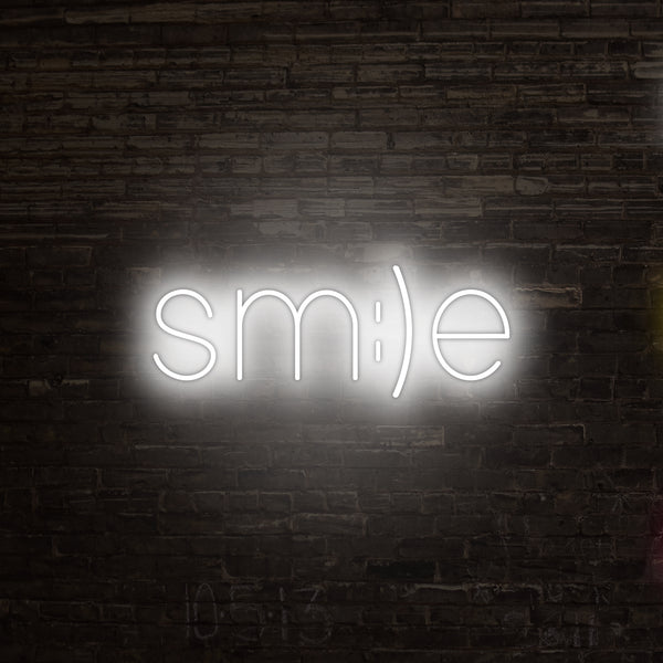 Smile Neon Sign, Neon Sign - myNeon 