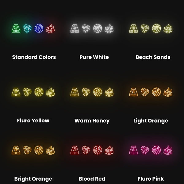 Avatar Elements Neon Sign