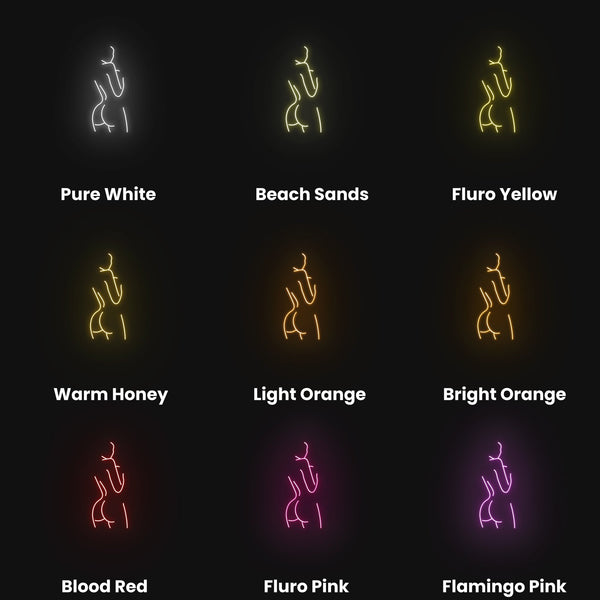 Body Lines Aesethetic Neon Sign