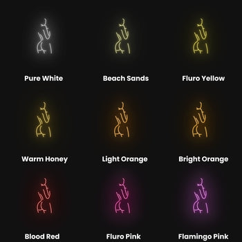 Body Lines Aesethetic Neon Sign