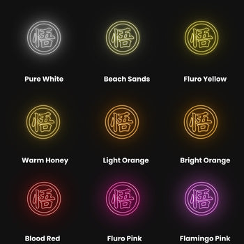 Goku Kanji Neon Sign