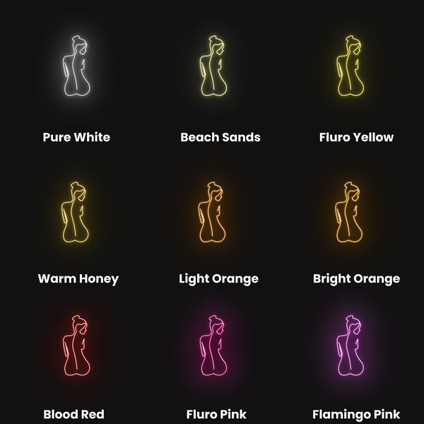 Sekou Lady Line Art Neon Sign