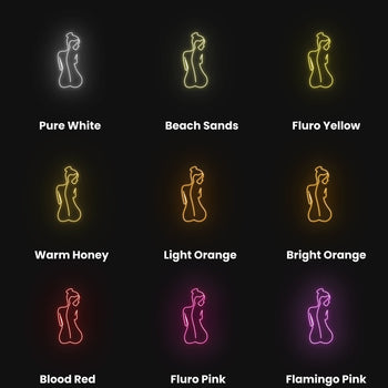 Sekou Lady Line Art Neon Sign