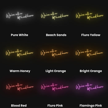 We're All A Bit Mad Here Neon Sign