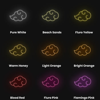 Akatsuki Cloud Logo Neon Sign
