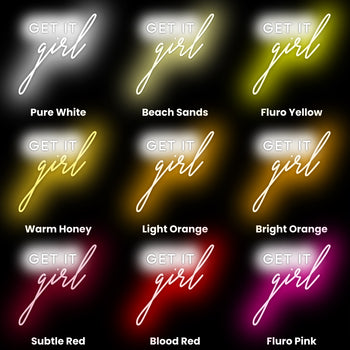 Get it Girl Neon Sign, Neon Sign - myNeon 