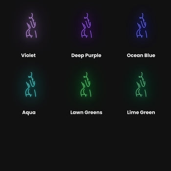 Body Lines Aesethetic Neon Sign