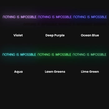 Nothing Is Impossible Neon Sign