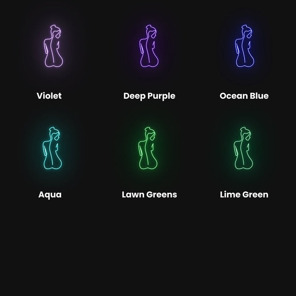 Sekou Lady Line Art Neon Sign