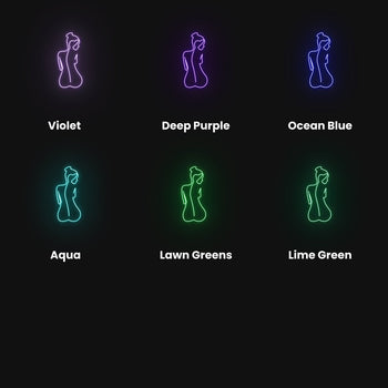 Sekou Lady Line Art Neon Sign