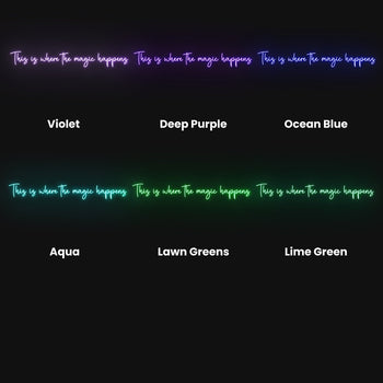 This Is Where The Magic Happens Neon Sign