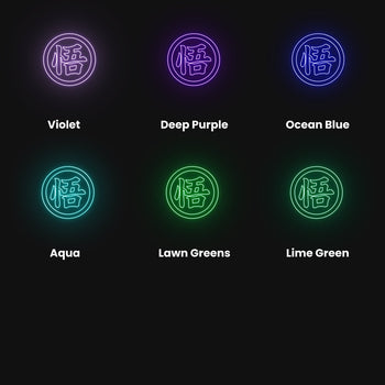 Goku Kanji Neon Sign