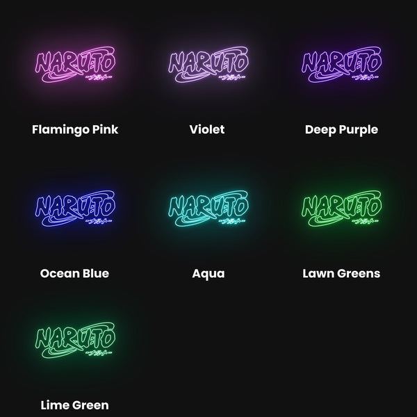 Naruto neon light sale