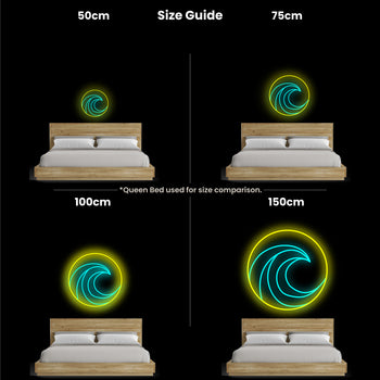 Surfin' Barrels Neon Sign, Neon Sign - myNeon 