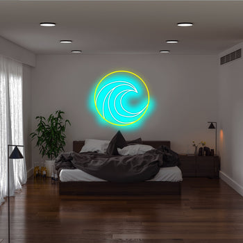 Surfin' Barrels Neon Sign, Neon Sign - myNeon 