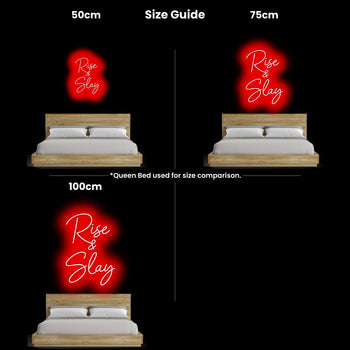 Rise n Slay Neon Sign, Neon Sign - myNeon 