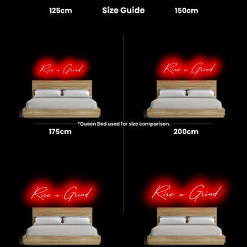 Rise n Grind Neon Sign, Neon Sign - myNeon 