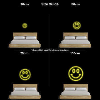 Smiley Neon Sign, Neon Sign - myNeon 