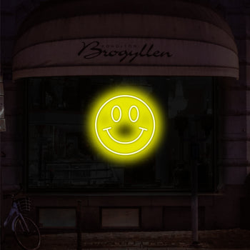 Smiley Neon Sign, Neon Sign - myNeon 