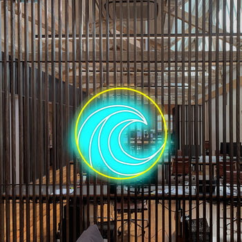 Surfin' Barrels Neon Sign, Neon Sign - myNeon 