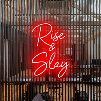 Rise n Slay Neon Sign, Neon Sign - myNeon 