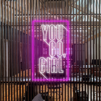You Go Girl Neon Sign, Neon Sign - myNeon 