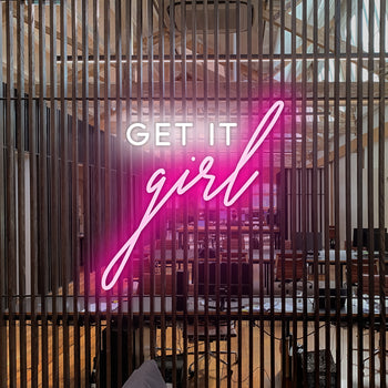 Get it Girl Neon Sign, Neon Sign - myNeon 
