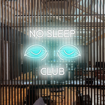 No Sleep Club Neon Sign, Neon Sign - myNeon 