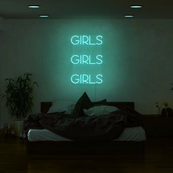 Girls, Girls, Girls Neon Sign