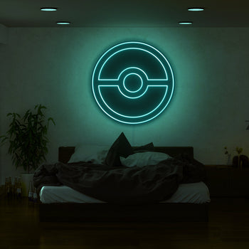 Poke Ball Neon Sign
