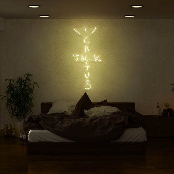 cactus jack neon sign stockx