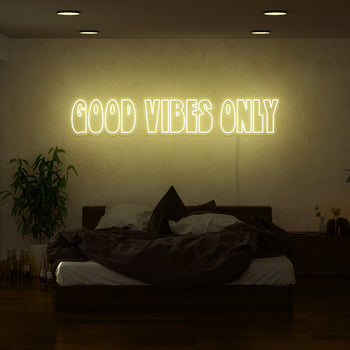 Good Vibes Only II Neon Sign