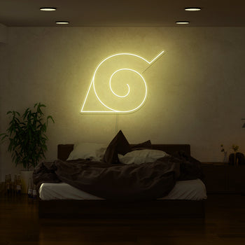 Hidden Leaf Village Neon Sign