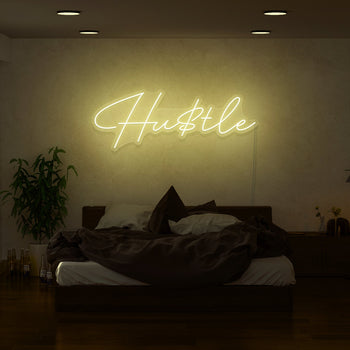 Hu$tle Neon Sign
