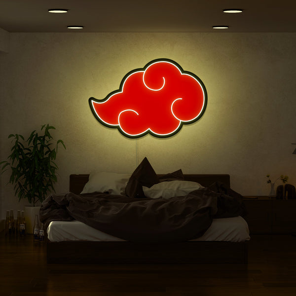 Akatsuki Cloud Logo Neon Sign