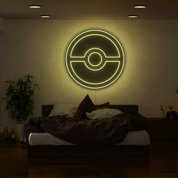 Poke Ball Neon Sign