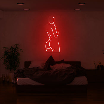 Body Lines Aesethetic Neon Sign