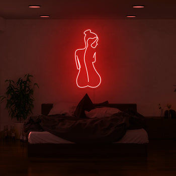 Sekou Lady Line Art Neon Sign