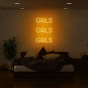 Girls, Girls, Girls Neon Sign
