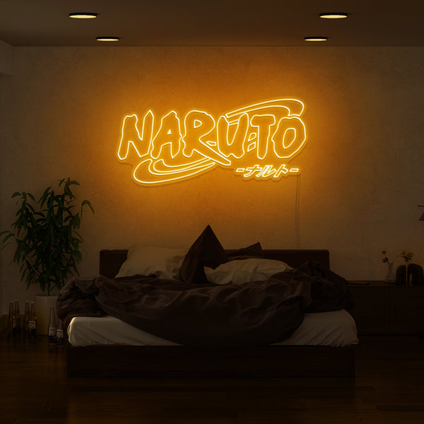Naruto Logo Neon Sign