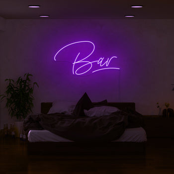 Bar Neon Sign - myNeon