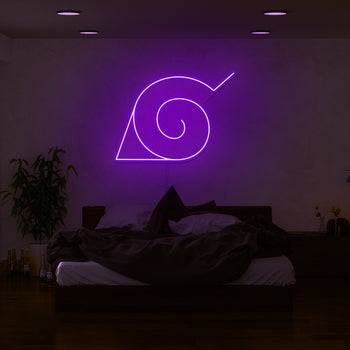 Hidden Leaf Village Neon Sign