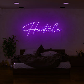 Hu$tle Neon Sign