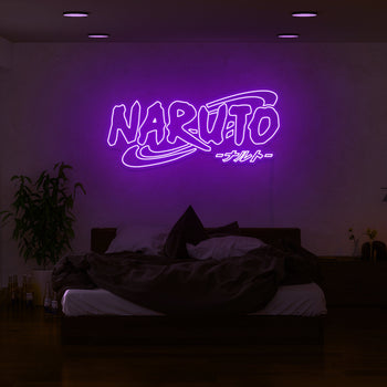 Naruto Logo Neon Sign